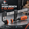 Grixtonk™ WorkGrip Adjustable Workbench Clamp – Quick-Position Holding Clamp for Woodworking, Assembly & DIY Projects
